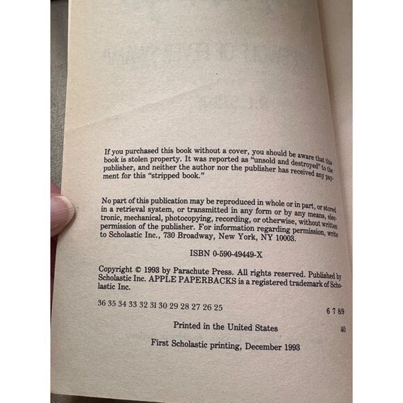 Goosebumps #14 #15 #29 You Can’t Scare Me Werewolf Fever Swamp Monster Blood III - Picture 11 of 16